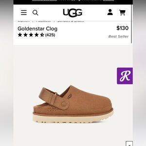 Ugg goldenstar clog In chestnut